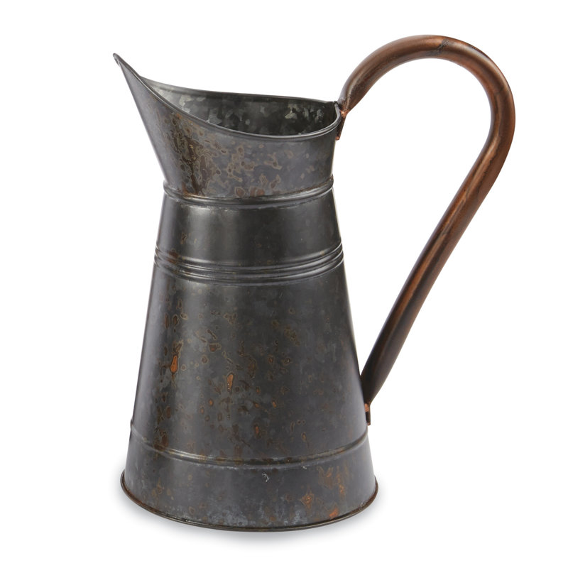 Mud Pie™ Farmhouse Galvanized Decorative Pitcher Birch Lane